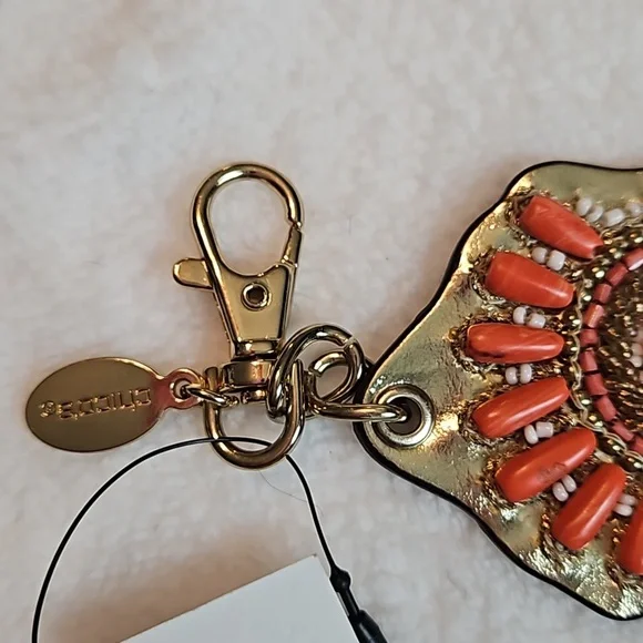 Chico's | NWT Women's Multi Avery Beaded Gold Chain Leather Belt Sz S/M - Picture 12 of 13